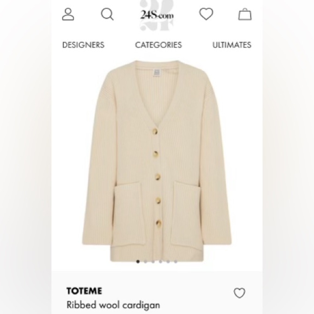 Toteme Wool Cardigan